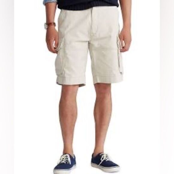 OCEAN + COAST 46 Khaki Unisex Stretch Cargo Shorts - Picture 1 of 11